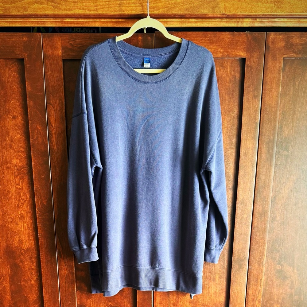 Old Navy Women's Navy Blue Sweatshirt